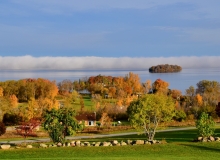 October morning fog